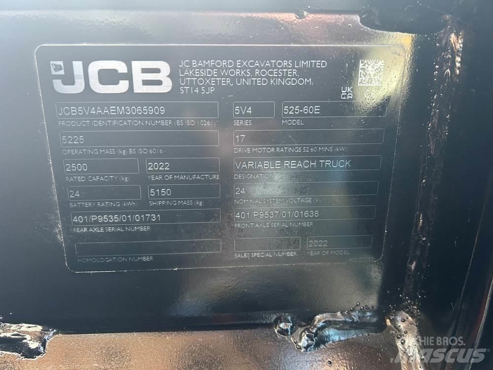 JCB 525-60 E-TECH Teleskopiniai krautuvai