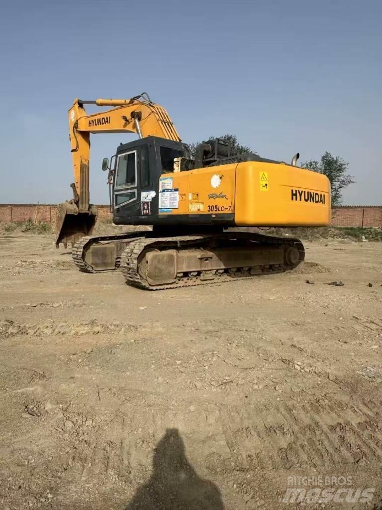 Hyundai R305lc-7 Vikšriniai ekskavatoriai