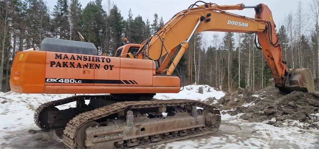 Doosan DX 480 LC Vikšriniai ekskavatoriai