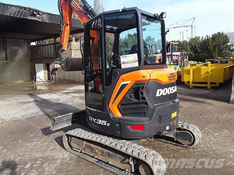 Doosan DX 35 Z Mini ekskavatoriai < 7 t