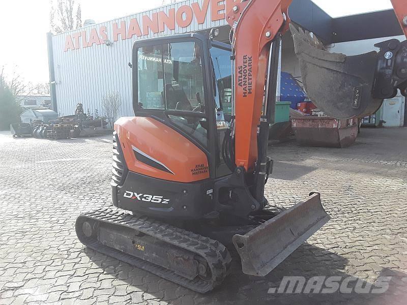 Doosan DX 35 Z Mini ekskavatoriai < 7 t
