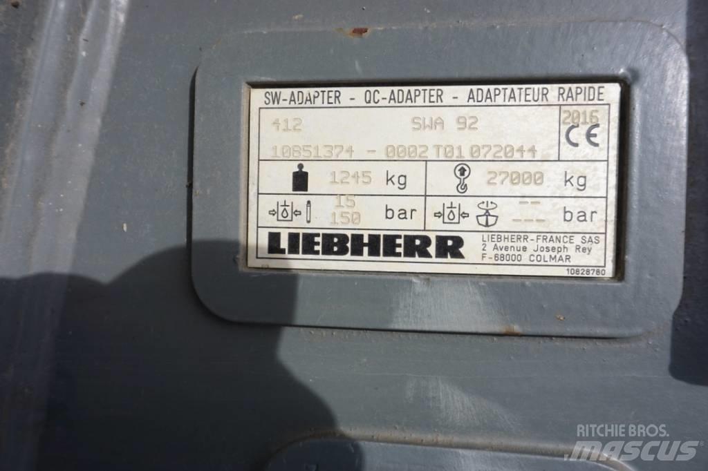 Liebherr SW 92 Greito sujungimo jungtys