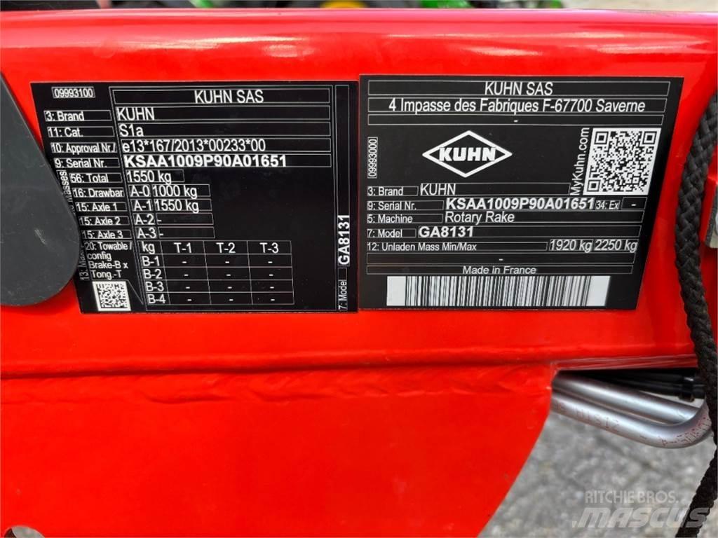 Kuhn GA 8131 Grunto gramdymo technika