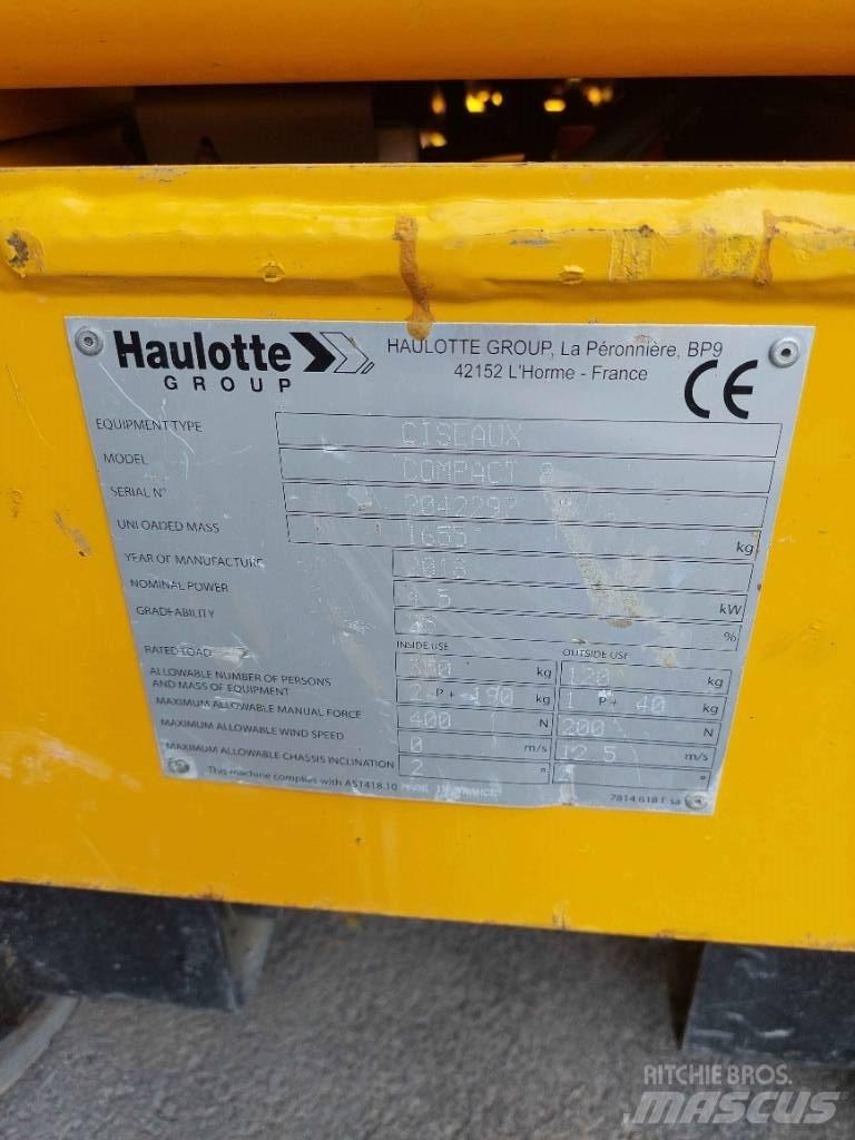 Haulotte Compact 8 Žirkliniai keltuvai