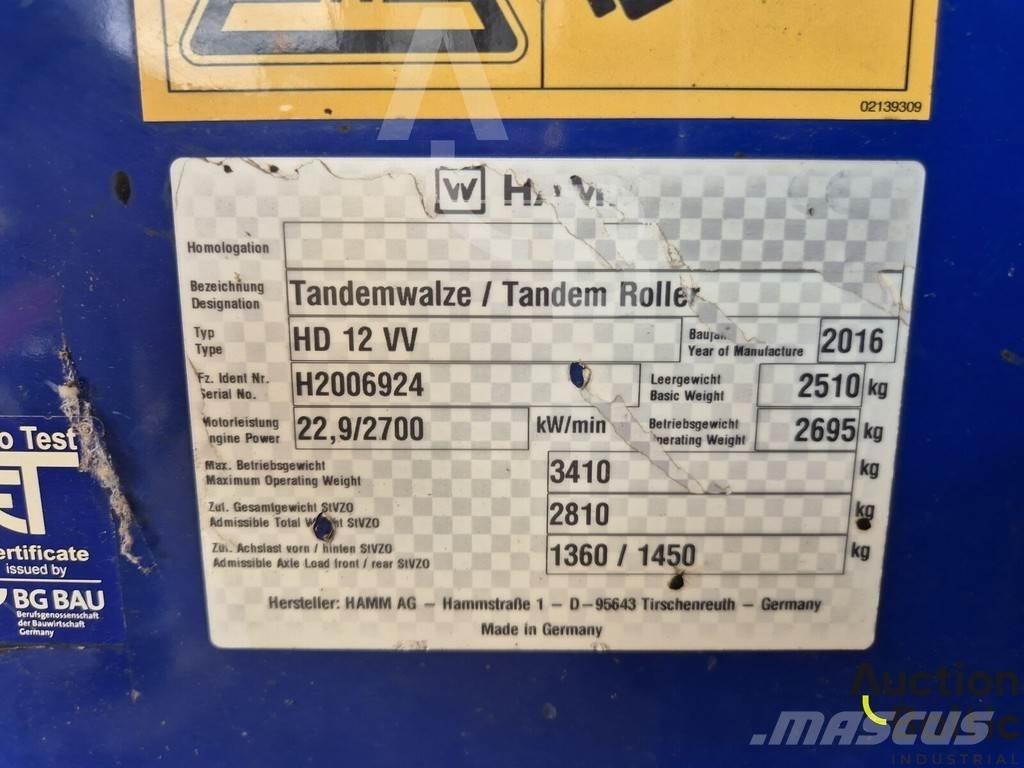 Hamm HD 12 VV Kiti volai