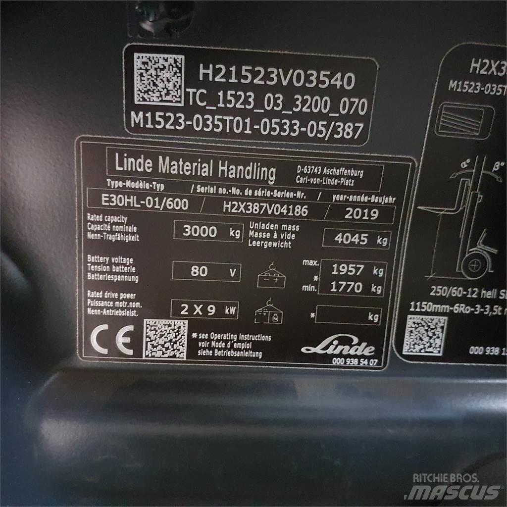 Linde #N/A Elektriniai šakiniai krautuvai