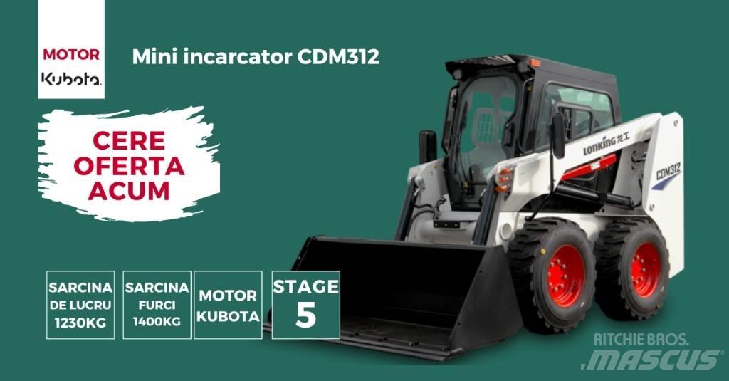 Lonking CDM312 Krautuvai su šoniniu pasukimu