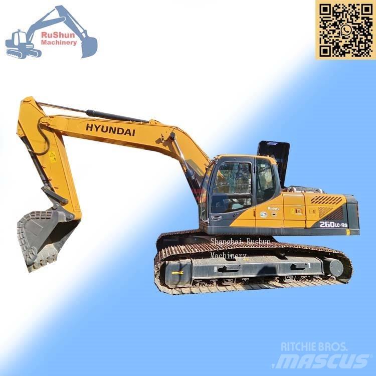 Hyundai 260 LC Vikšriniai ekskavatoriai