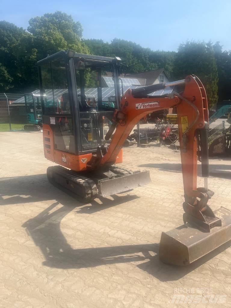 Hitachi ZX 19 Mini ekskavatoriai < 7 t