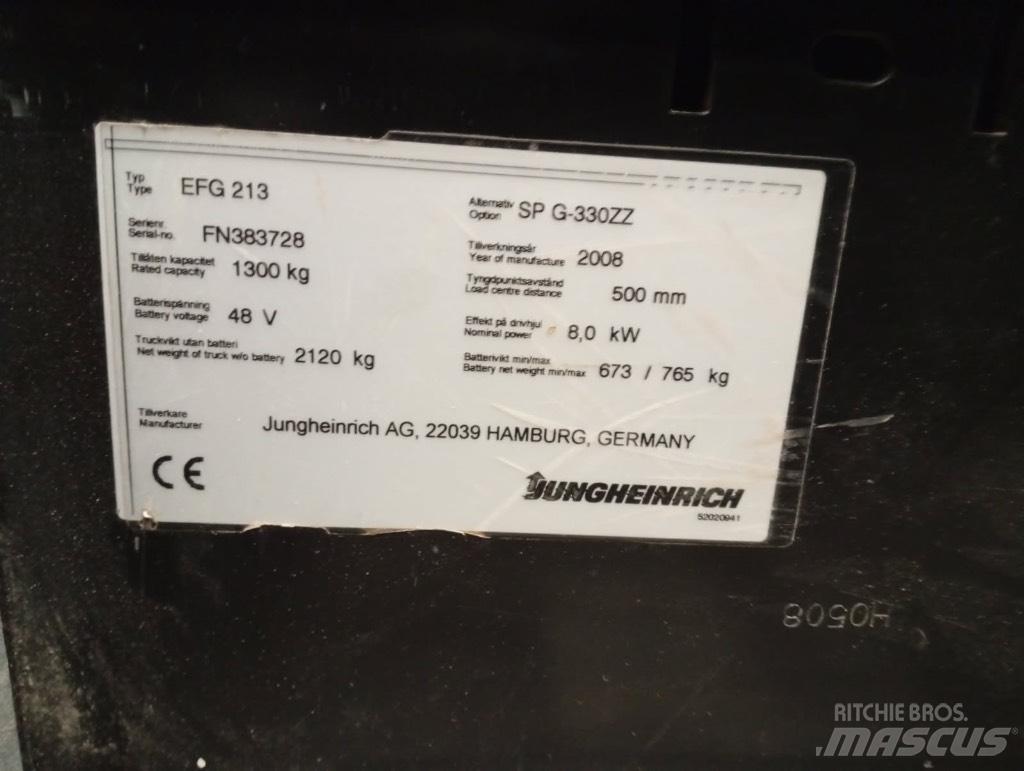 Jungheinrich EFG213 Elektriniai šakiniai krautuvai