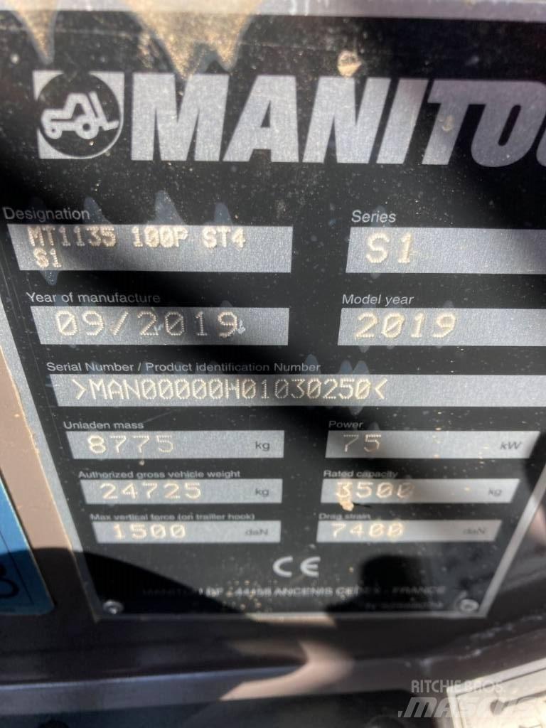 Manitou MT 1135 Teleskopiniai krautuvai