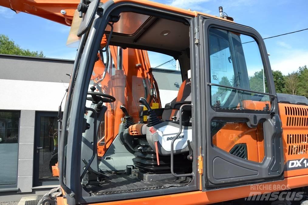 Doosan DX 140 W Ratiniai ekskavatoriai