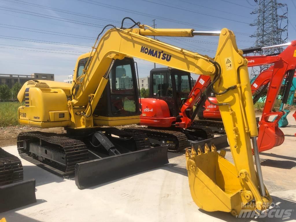Komatsu PC 60 Vikšriniai ekskavatoriai