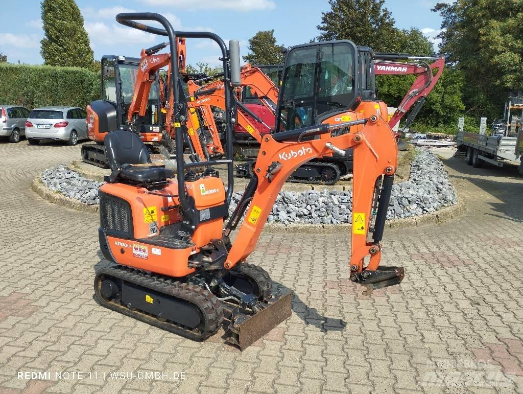 Kubota K008-5 Mini ekskavatoriai < 7 t