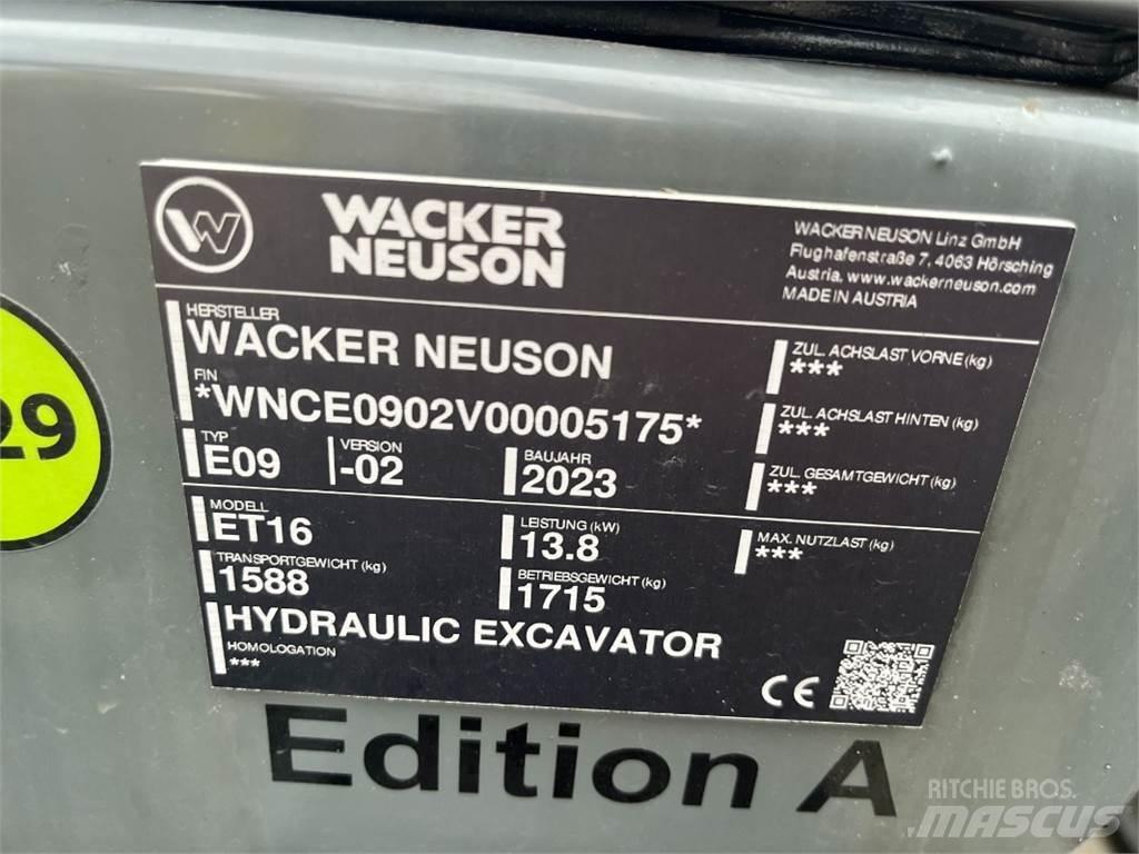 Wacker ET 16 Mini ekskavatoriai < 7 t