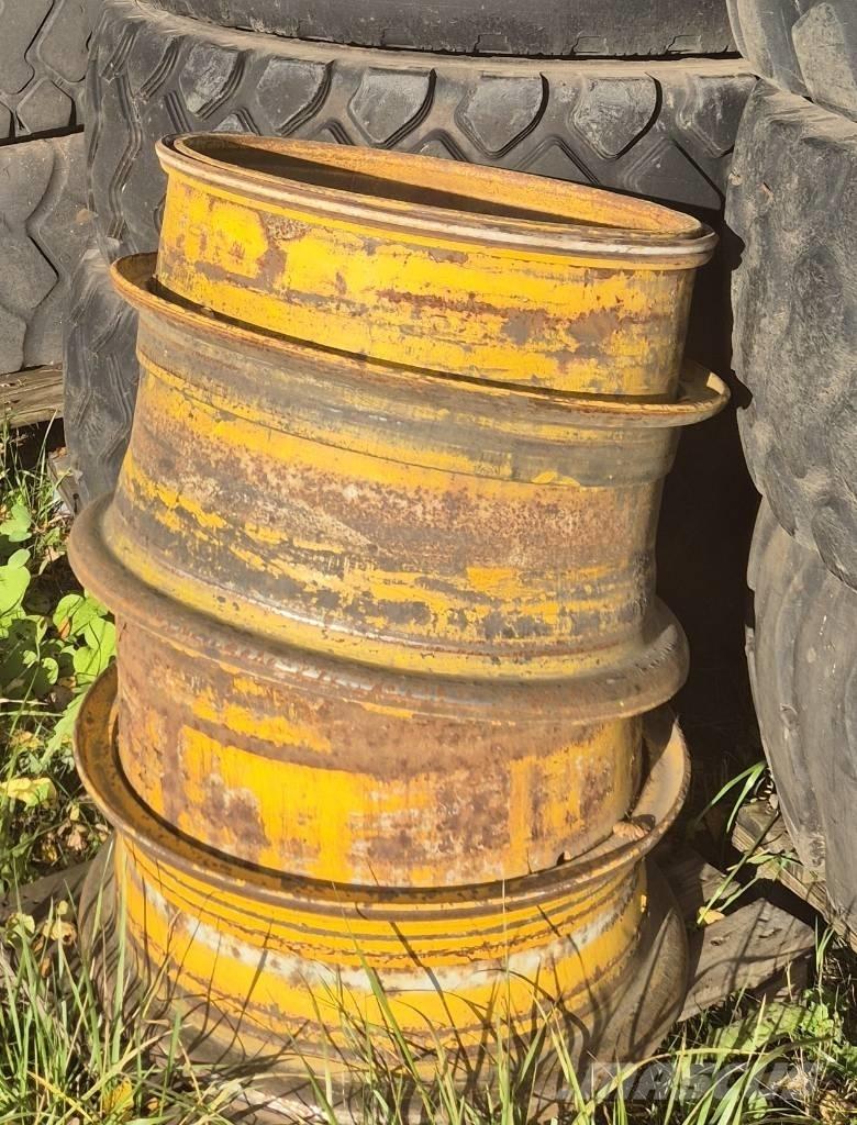 JCB 436 Padangos, ratai ir ratlankiai