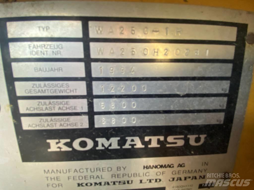 Komatsu WA 250 PT-1H Frontaliniai krautuvai ir ekskavatoriai