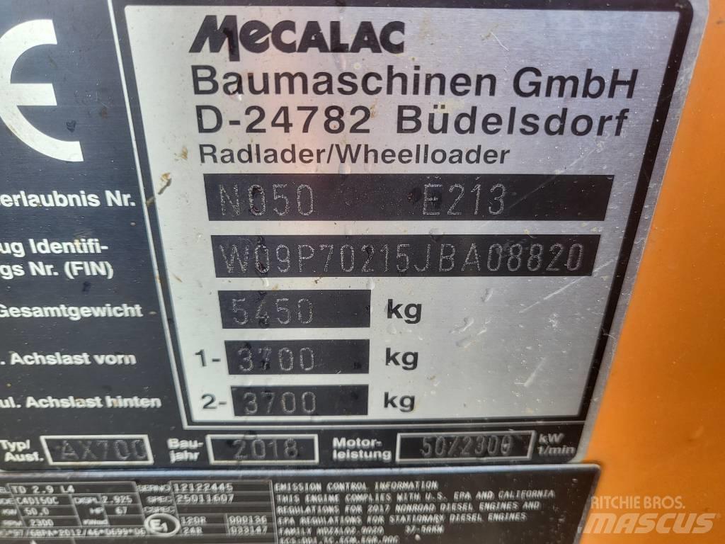 Mecalac AX 700 Naudoti ratiniai krautuvai