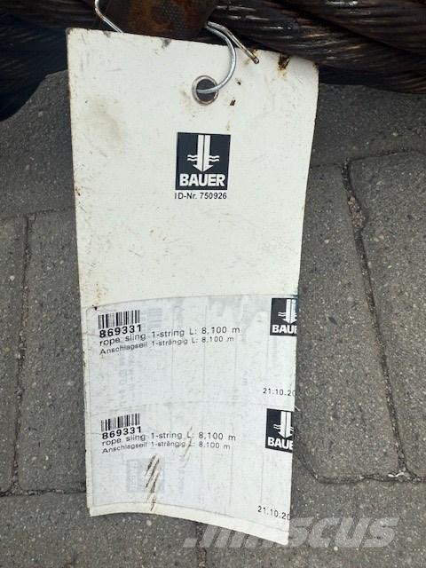 Bauer 2x lina Gręžimo įranga ir atsarginės dalys