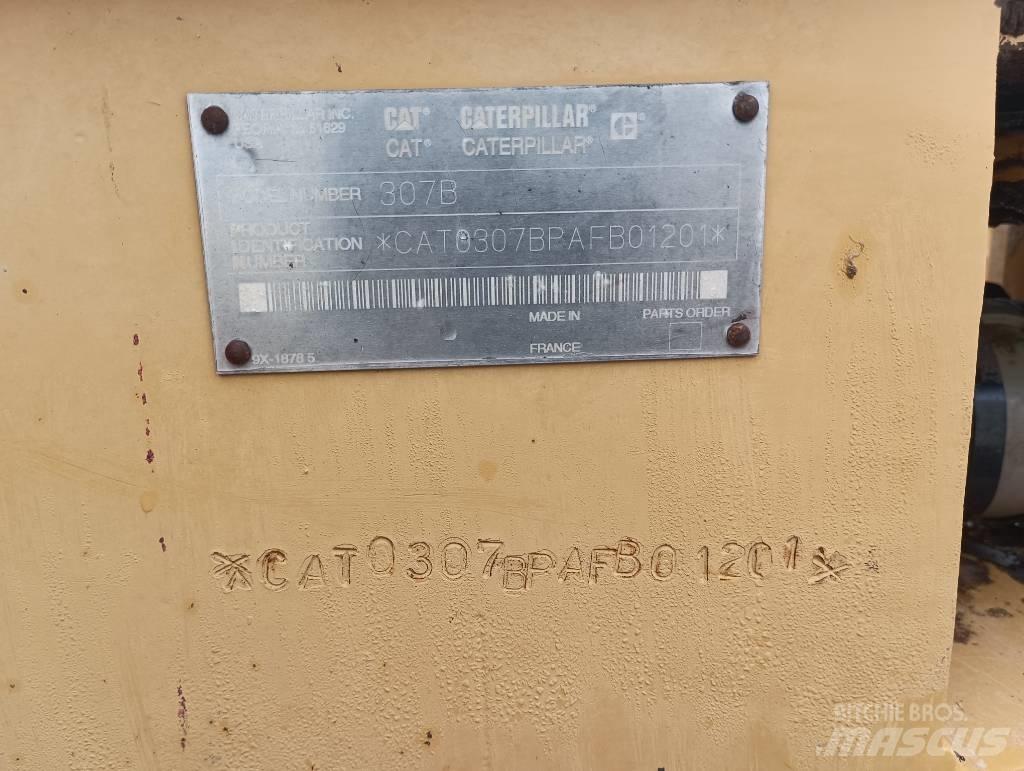 CAT 307 B Vidutinės galios ekskavatoriai 7-12 t