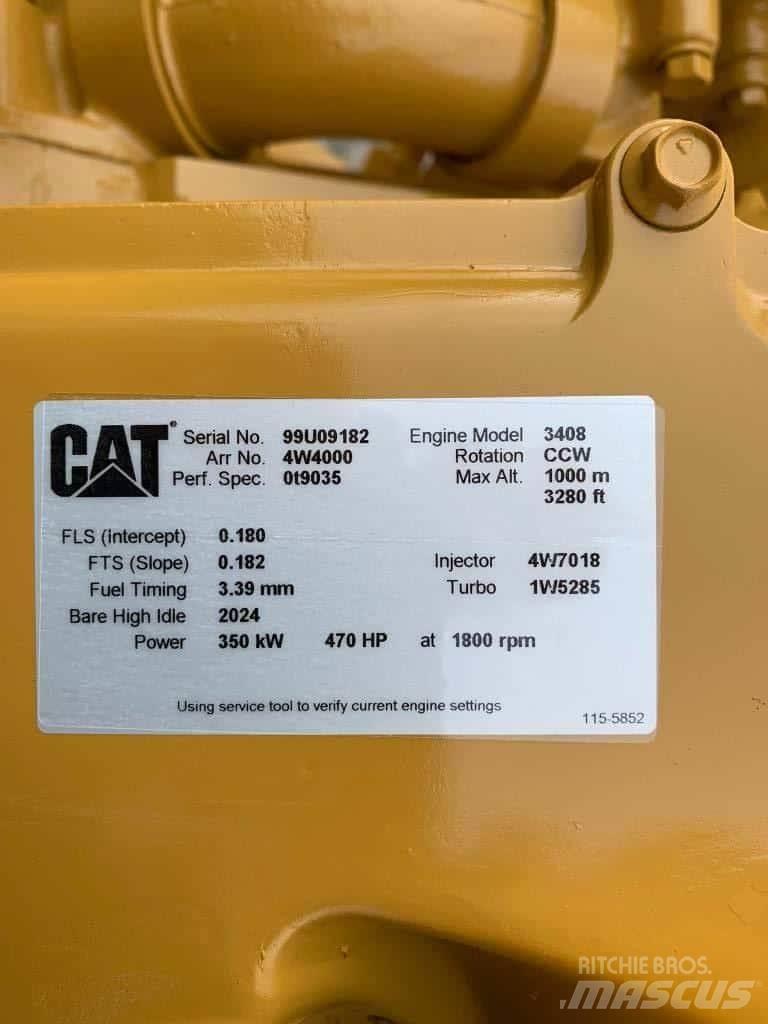 CAT 3408 DITA Jūrų variklio dalys