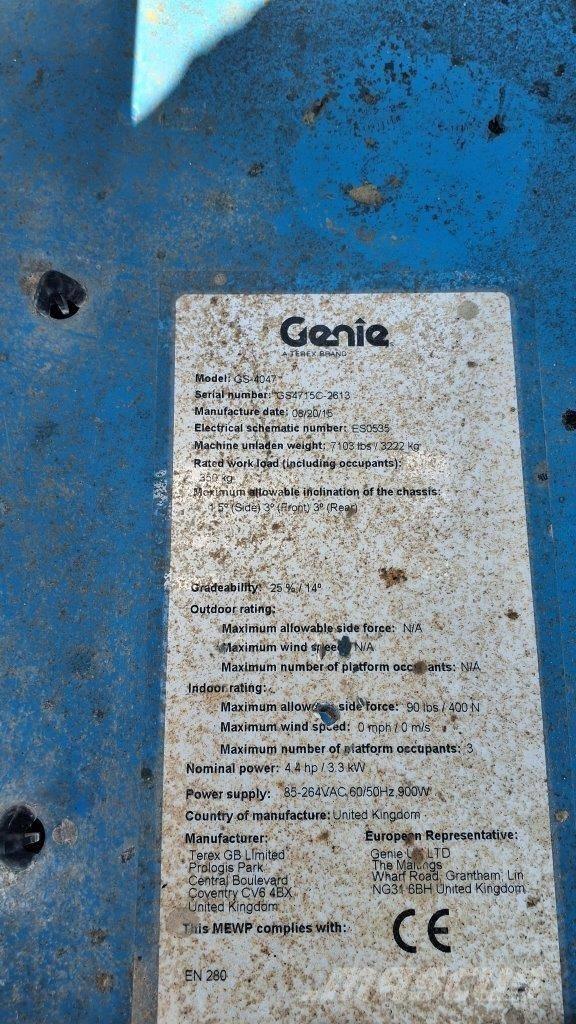 GENIE GS4047 Žirkliniai keltuvai