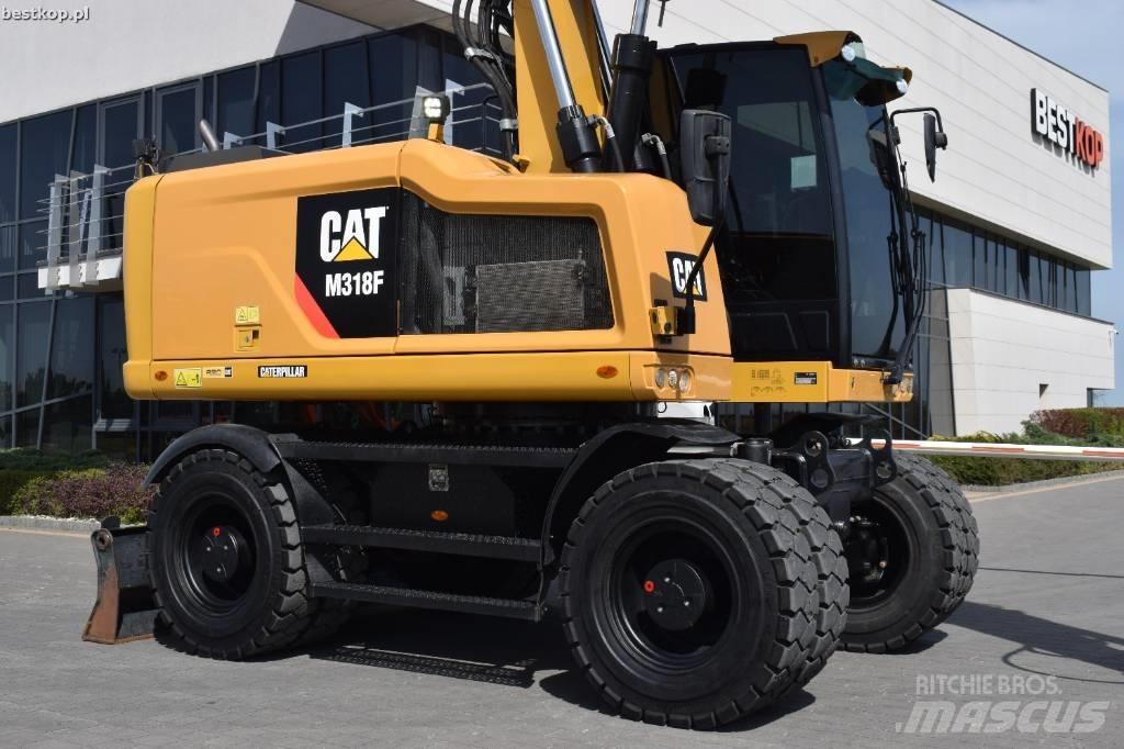 CAT M 318 F Ratiniai ekskavatoriai