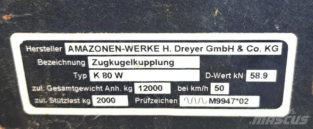 Amazone ZGB 8200 Mineralinių trąšų barstytuvai