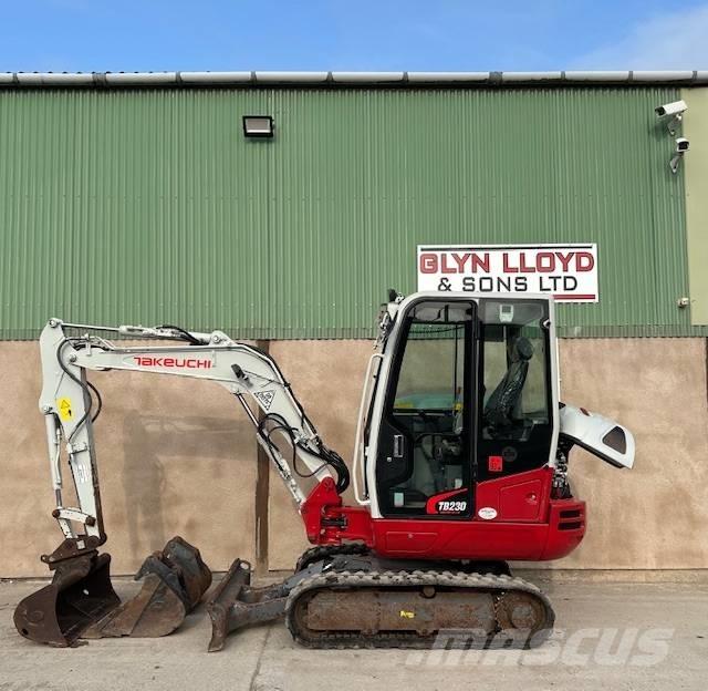 Takeuchi TB 230 Mini ekskavatoriai < 7 t