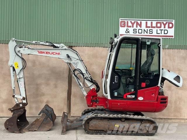 Takeuchi TB 230 Mini ekskavatoriai < 7 t