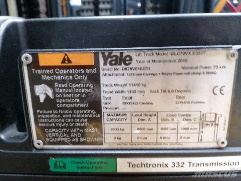 Yale VX70 LPG (dujiniai) krautuvai