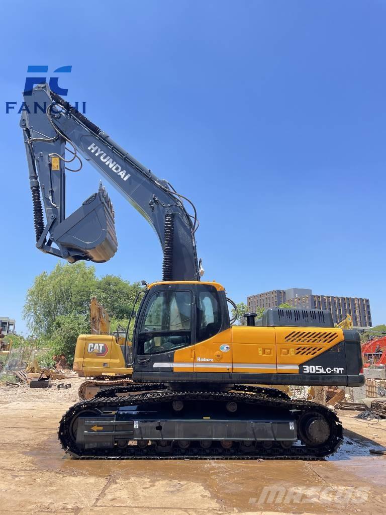 Hyundai 305lC-9T Vikšriniai ekskavatoriai