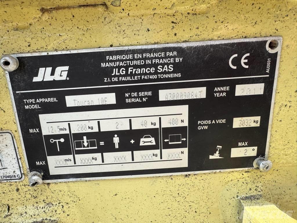 JLG Toucan 10 E Vertikalūs stiebiniai keltuvai