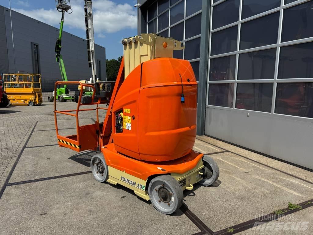 JLG Toucan 10 E Vertikalūs stiebiniai keltuvai