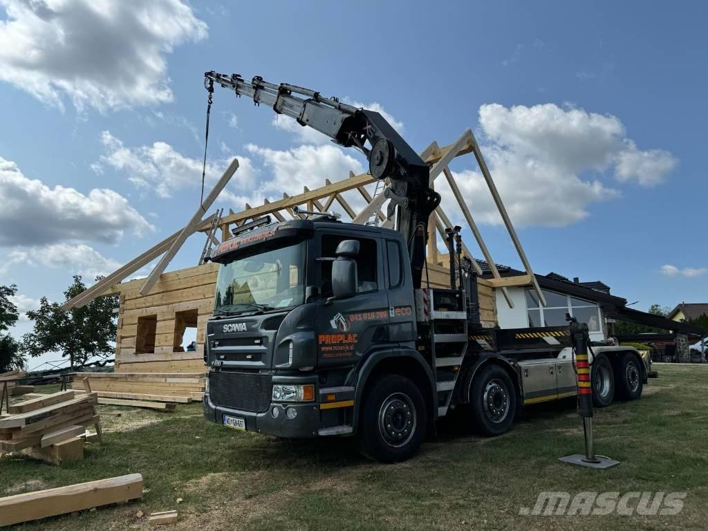 Scania P 460 Savivarčiai su kabeliniu keltuvu