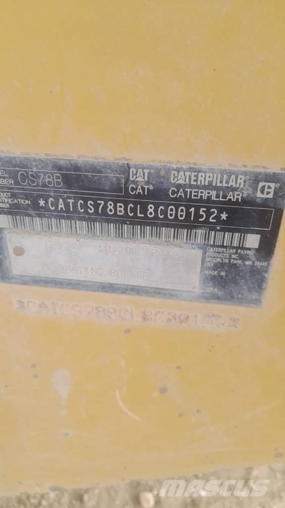 CAT CS 78 B Vieno būgno volai