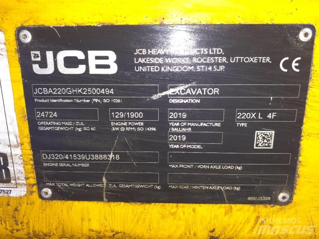 JCB 220X LC Vikšriniai ekskavatoriai