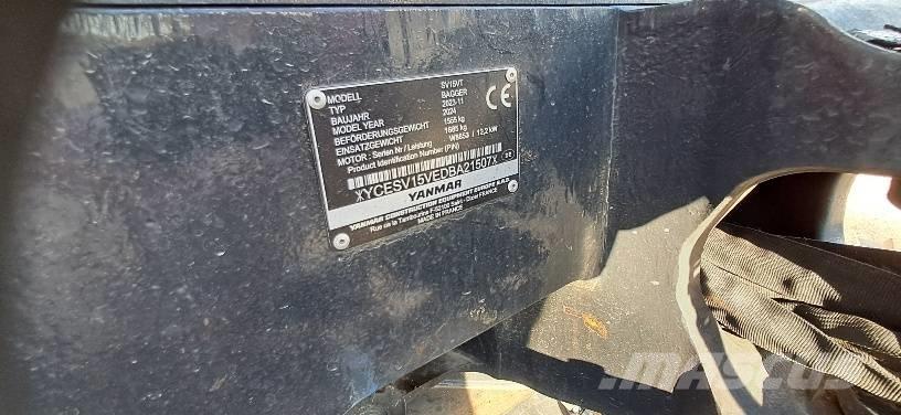 Yanmar SV 15 Mini ekskavatoriai < 7 t
