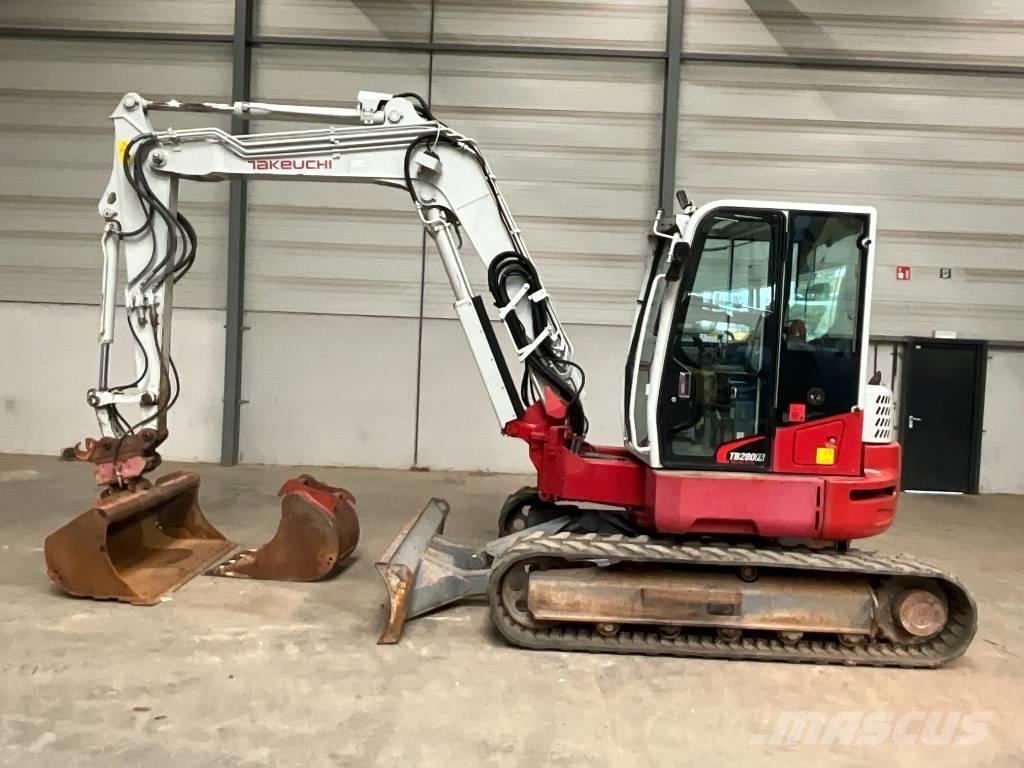 Takeuchi TB 280 FR Vidutinės galios ekskavatoriai 7-12 t