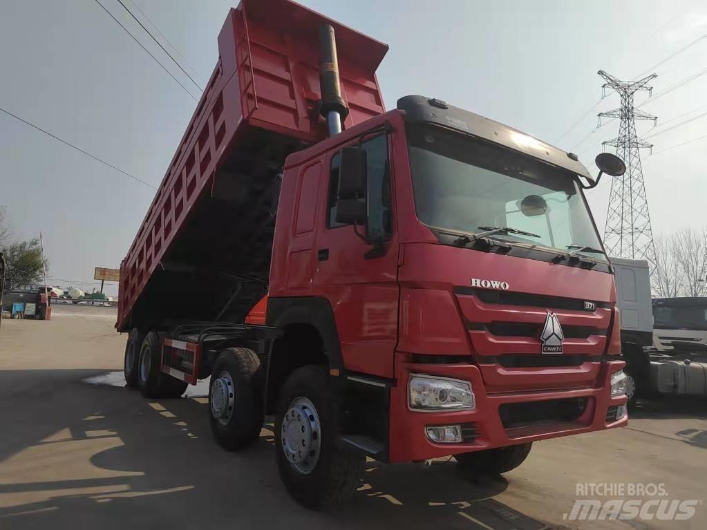 Howo 371 8x4 Savivarčių priekabų vilkikai