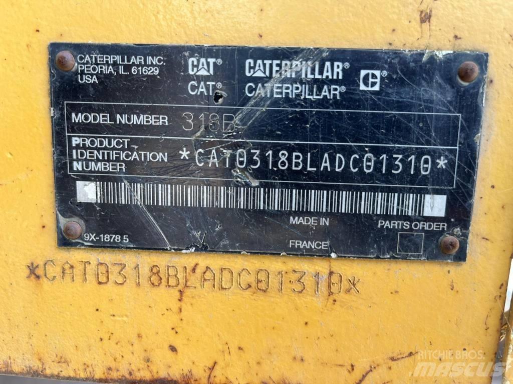 CAT 318 B L Vikšriniai ekskavatoriai