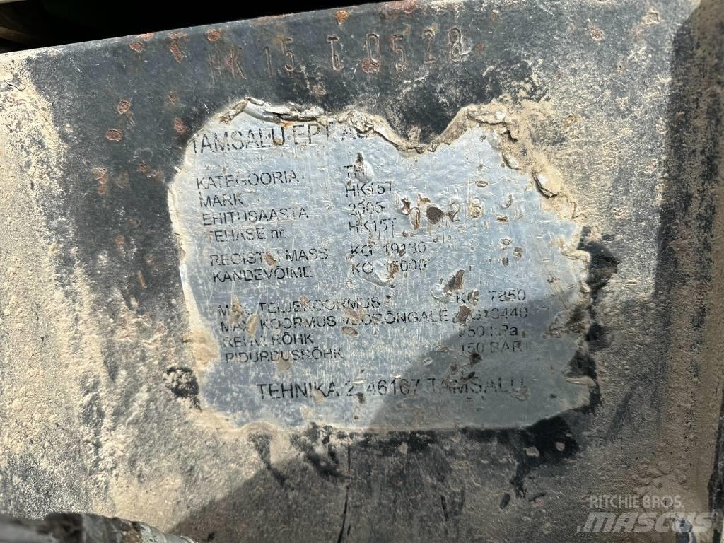 Tamsalu HK15T Savivartės priekabos