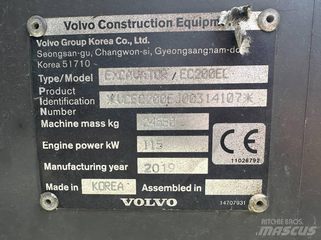 Volvo EC 200 EL Vikšriniai ekskavatoriai