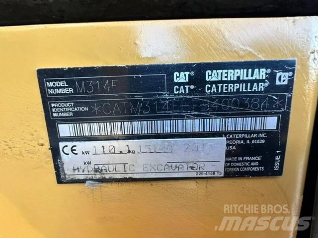 CAT M 314 F Ratiniai ekskavatoriai