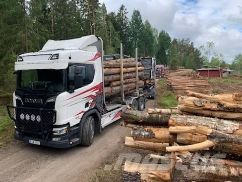 Scania R580B6X4NB Miškovežių vilkikai