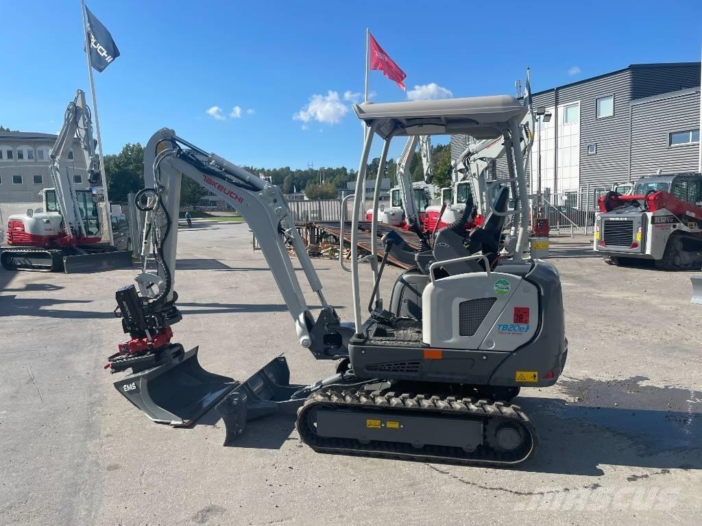 Takeuchi TB 20 E Mini ekskavatoriai < 7 t