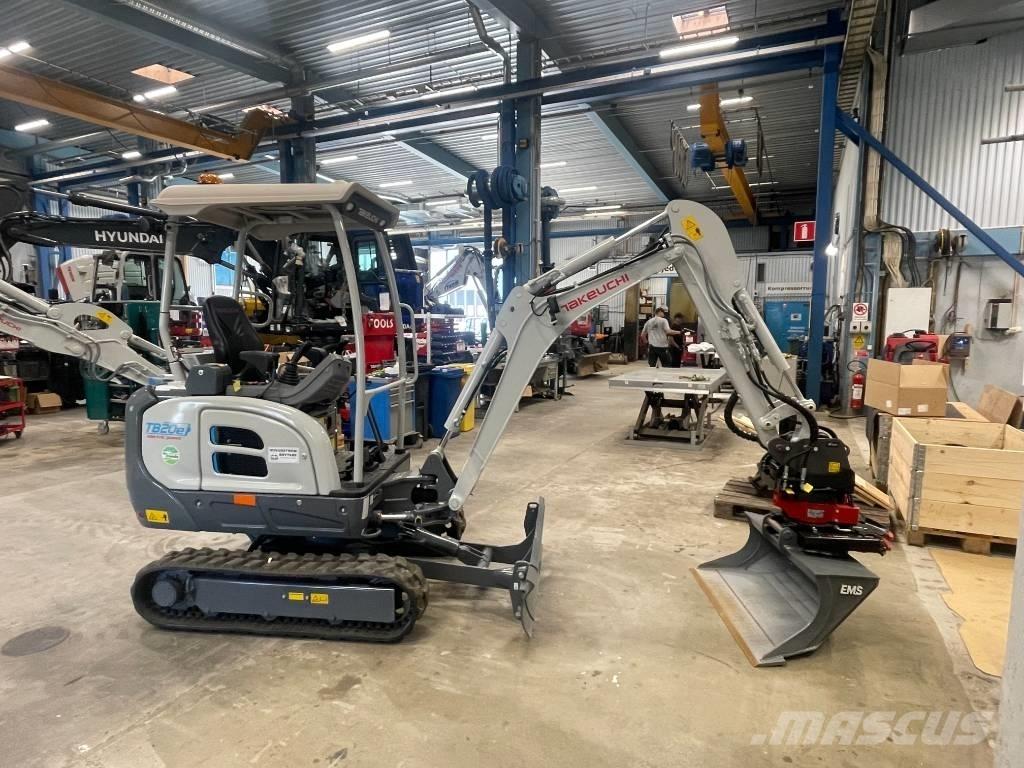 Takeuchi TB 20 E Mini ekskavatoriai < 7 t