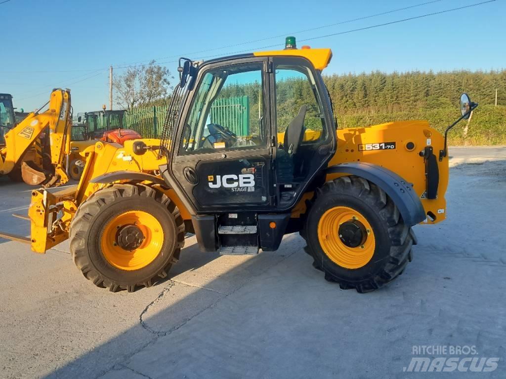 JCB 531-70 Teleskopiniai krautuvai žemės ūkiui