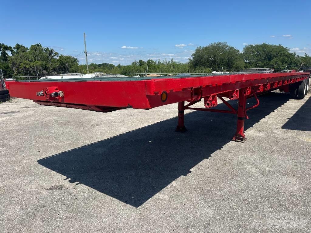 Fruehauf Flatbed Platformos / Pakrovimas iš šono