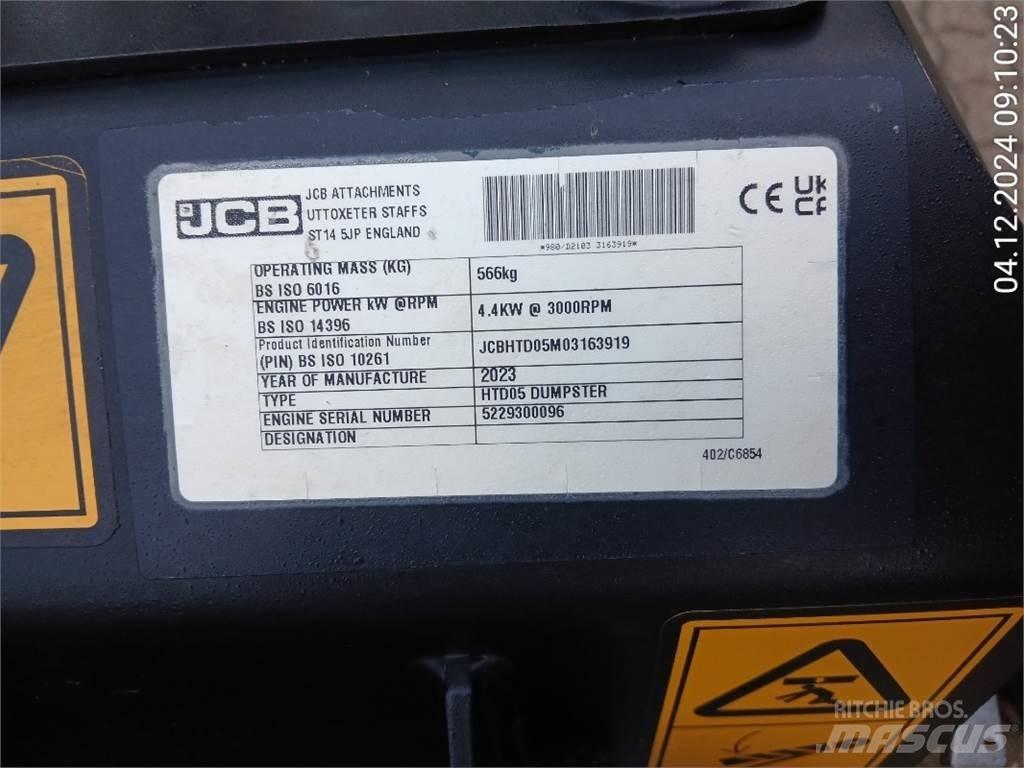 JCB HTD5 mit Tritt Statybiniai savivarčiai sunkvežimiai